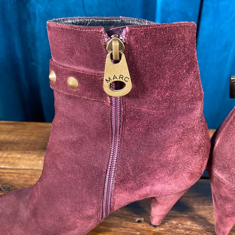 Marc Jacobs Studded Suede Booties w/ Stars - Picture 9 of 13